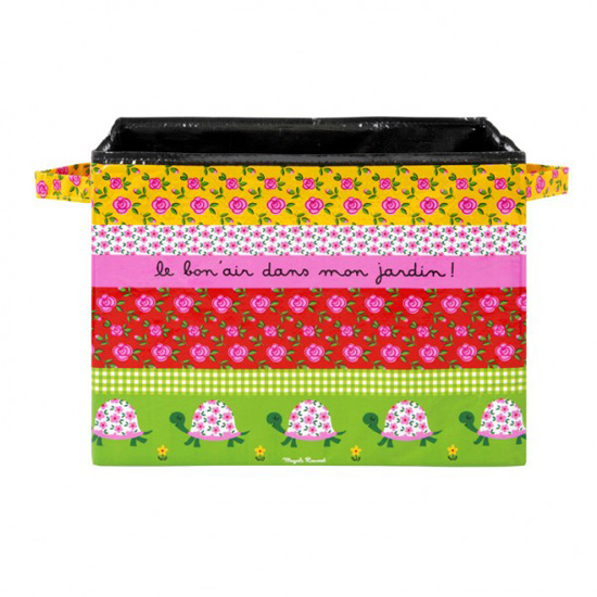 Une boite de rangement jardin haute en couleur !