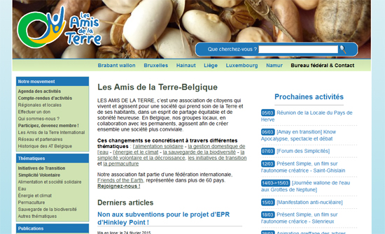 Association Les amis de la terre - Belgique