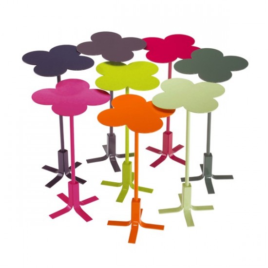 Tendances Jardin - Un bouquet de tables gigognes en forme de fleur pour jardin et terrasse ! - Les Doigts Fleuris