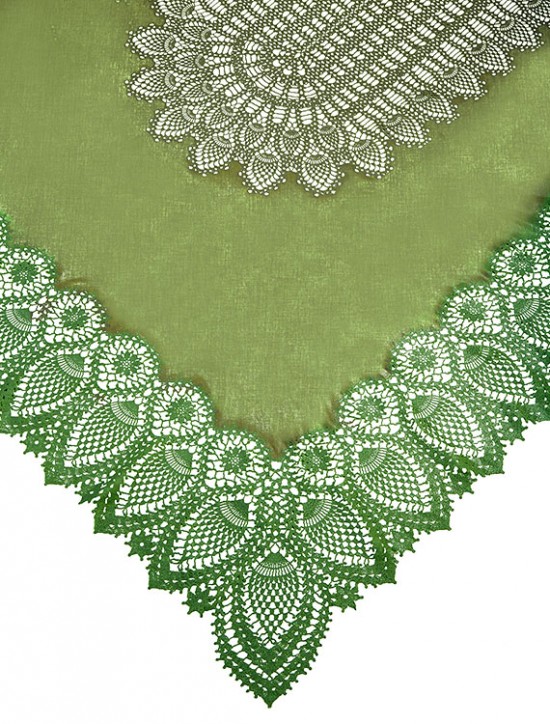 Tendances Jardin - Nappe en dentelle pour l'extérieur - Les Doigts Fleuris