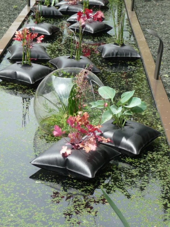 Coussin Flottant Green Pillow - Les Doigts Fleuris